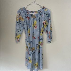 Spense Floral Off-shoulders dress